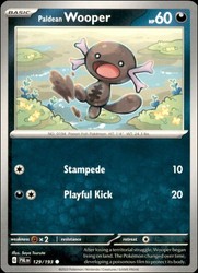 Paldean Wooper 129/193 Paldea Evolved Common