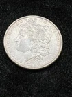 1886-P AU/UNC Morgan Silver Dollar ~ Beautiful Skin & Light Gold Tone - Free S/H