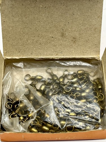 Vintage Sampo Swivels Brass Barrel Size No. 3 Terminal Tackle - Picture 3 of 3