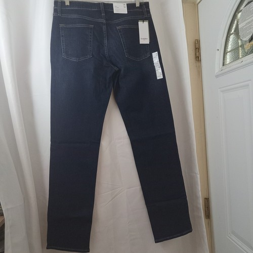 Slim Straight Fit Herrenjeans - Goodfellow & Co™ Dark Wash 34x34 - Bild 6 von 12