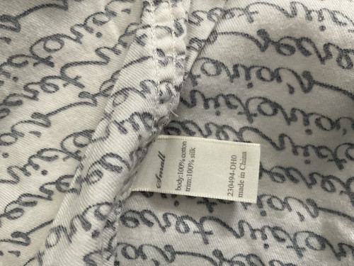 NUOVO set pigiama Victoria's Secret L/S bianco con bottoni e nero firmato taglia SM - Foto 6 di 7