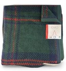 Caro Multicolor Plaid Christmas Bath Towels Set of  2