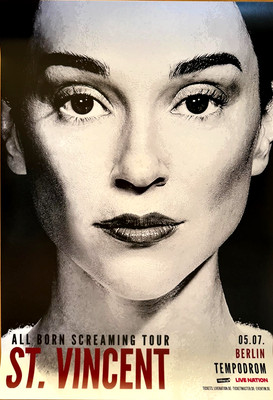 ST. VINCENT   ANNIE CLARK 2025 BERLIN - Concert Poster - Konzert Plakat - DIN A1