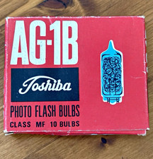 Toshiba AG-1B Flash Bulbs 10 Pack Vintage Photo Flash Class MF