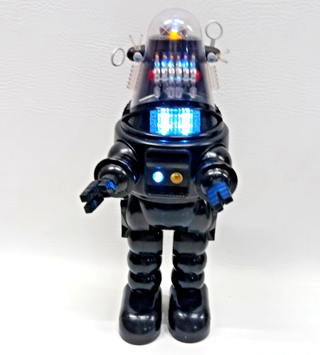 ROBBIE THE ROBOT WALKING LIGHT & SOUND ROBOT 14" FORBIDDEN PLANET FUNKTIONIERT PERFEKT!