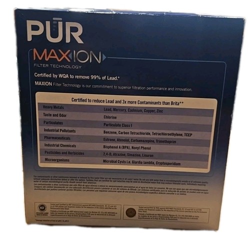 PUR Max Ion PPF951K Lead Reduction Water Pitcher Replacement Filter 3 Pack  New - Picture 2 of 2