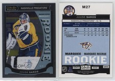 2015-16 O-Pee-Chee Platinum Marquee Rookies Juuse Saros #M27 RC