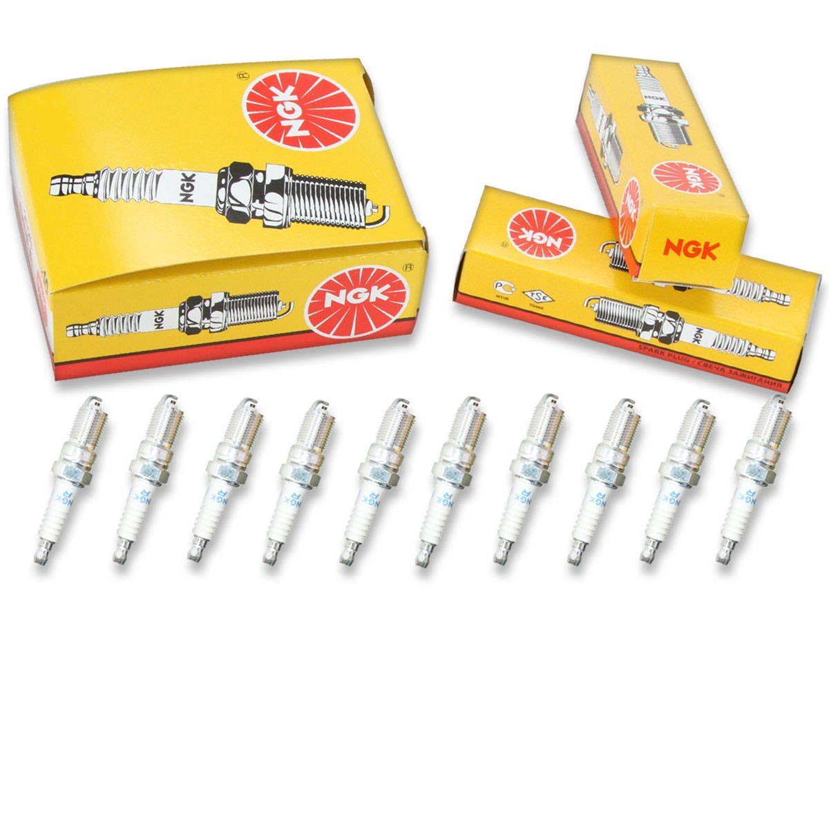 10 pc NGK 3623 BPR6EFS Standard Spark Plugs for TW7LPR TW7LP TW78LPR TW78LP xo