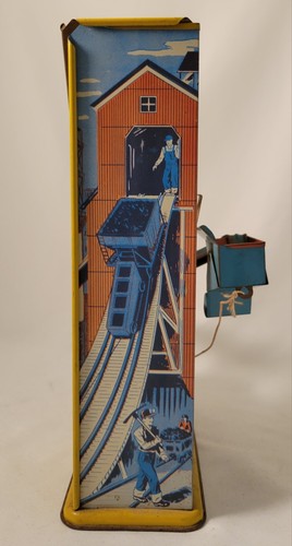 Giocattolo litografico latta caricatore carbone automatico Wolverine vintage - Foto 3 di 12