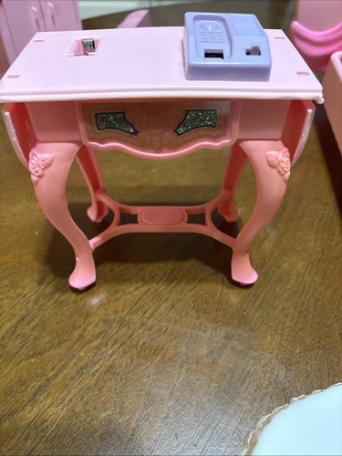 Vintage Barbie Sweet Roses Bänder & Rosen Schlafzimmer Küche Set Mattel Möbel - Bild 12 von 15