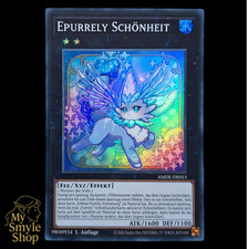 YuGiOh - Epurrely Schönheit - AMDE-DE015 Super Rare 1. Auflage DE & NM