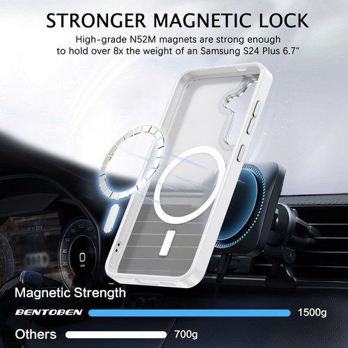 For Samsung Galaxy S22/S23/S24/S25 Ultra/Plus A15/A16 Case Shockproof Magnetic - Picture 397 of 402