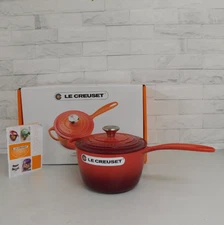 Le Creuset Signature Cast Iron 2.25 Quart Saucepan, Cerise - New