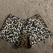 Vintage JB Bloomers Shiny Spandex Animal Print Shorts S