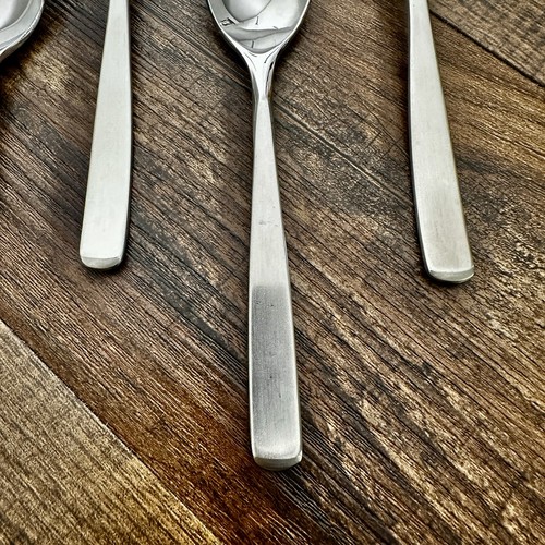 WMF Cromargan NORTICA (5) Teaspoon Stainless 6 1/2in Glossy w/ Satin Handle - Picture 3 of 24
