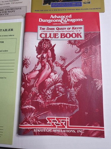 Advanced Dungeons & Dragons Gioco La Regina Oscura di Krynn Vol. 3 TSR IBM 1992 - Foto 4 di 22