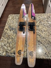 vtg cypress gardens CG jr waterskis wood 49"