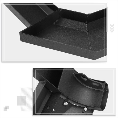 J2 Carbon Steel Square Frame Bat Design Bumper Bull Bar for 05-15 Toyota Tacoma - Picture 5 of 7