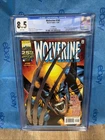 Wolverine 145 CGC 8.5 Graded Comic White Pages Rare Silver  FOIL CLAWS Variant
