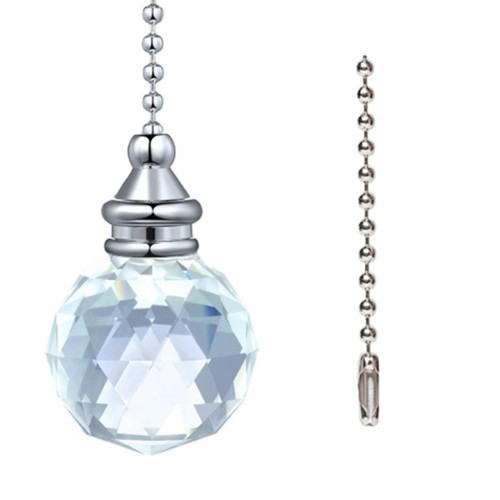 Ceiling Fan Pull Chain with For Crystal Detail 21 Inch Decorative Extender - Picture 12 of 32