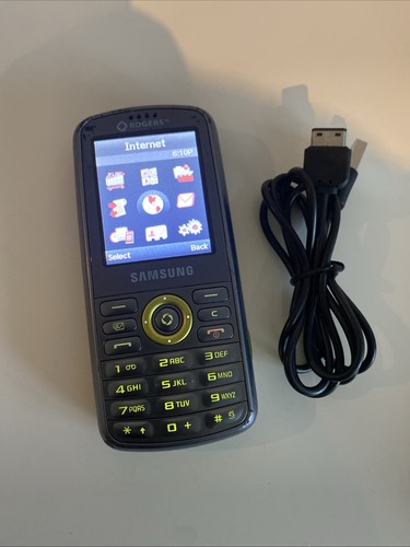 Clavier vintage Samsung SGH-T456 Retro Slider Phone QWERTY avec câble de charge - Photo 3 sur 5