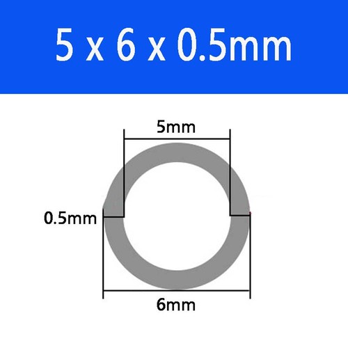 6063 Aluminium Round Tube Tubing for Home Furnishing, Machinery, DIY Handicraft - Picture 13 of 41