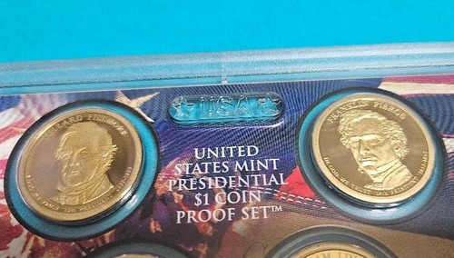 2010-S PRESIDENTIAL PROOF $1 SET NO BOX OR COA PLASTIC CASE 4-coin US Coins 1$ - Bild 5 von 7