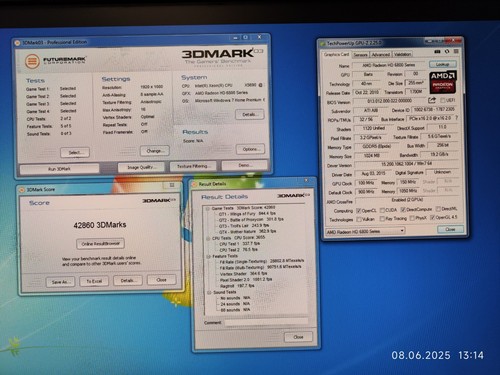 Powercolor Radeon HD 6870 X2 2gb rare getestet Sammlerauflösung 1/2 - Afbeelding 6 van 8