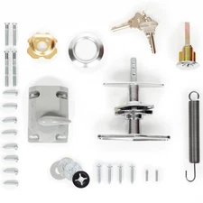 Garage Door Lock Kit, T Handle Lock Cylinder with Key, Garage Door Opener, Ga...