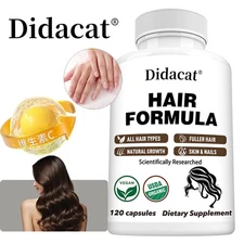 Biotin and Saw Palmetto: Nourish hair from within for strength and shine