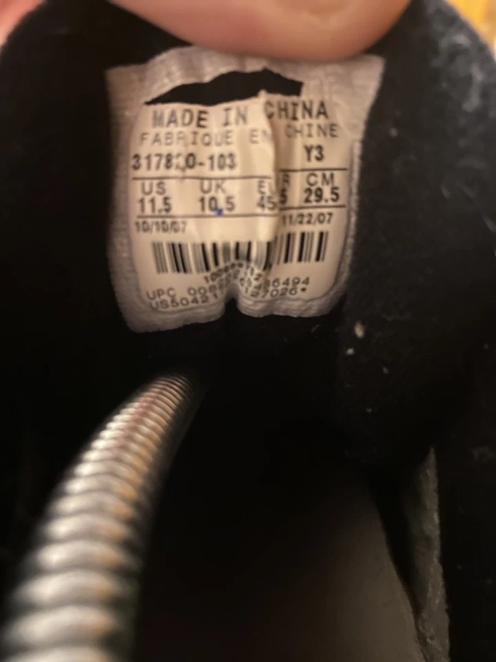 Zapato para hombre Nike Air Jordan Flight 23 blanco cemento talla 11,5 lanzado 2007 Foto 3 de 4