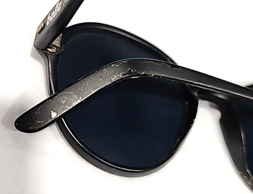 Bolle Acrylex 415 Vintage 90's Black Gray Round Unisex Sunglasses France - Picture 5 of 13