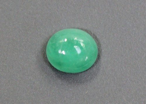 1.14 Cts_FANTASTIC !! Ring Size Cabochon_100 % Natural Green Colombian Emerald