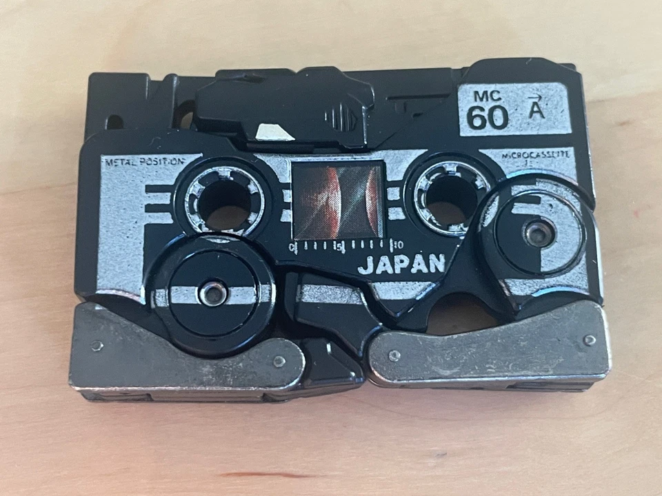 HASBRO TRANSFORMERS VINTAGE 1985 G1 RAVAGE CASSETTE 100% COMPLETE (W/CASE, TOO!) - Image 3 of 4