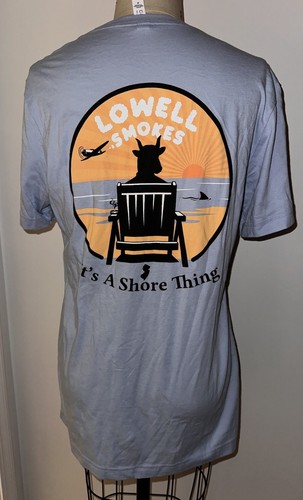 Lowell Farms Authentic RARE Blue T-Shirt Size M New!!!!