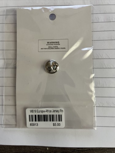 2019 Little League World Series Europe-Africa Jersey Pin Williamsport PA. New - Picture 2 of 2