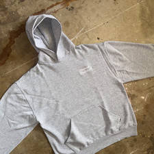 80s VINTAGE THE CHATEAU MARMONT HOTEL HOODED GRAY SWEATSHIRT SZ M HOODIE T-SHIRT