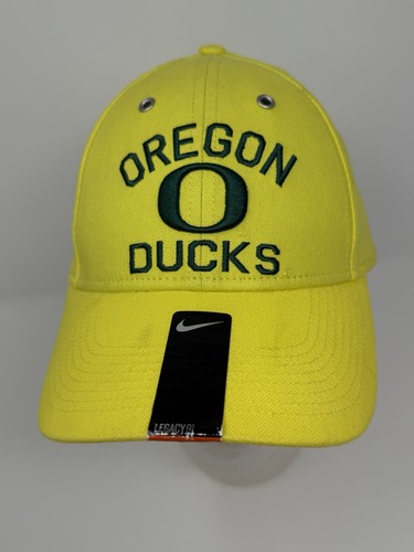 Neu mit Etikett Nike Legacy 91 Oregon Ducks Mütze Kappe gelb Dri-Fit Einheitsgröße gesticktes Logo