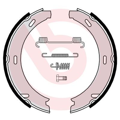BRAKE SHOE SET PARKING BRAKE S 50 507 FOR MERCEDES-BENZ CL-CLASS E-CLASS/Break - Image 4