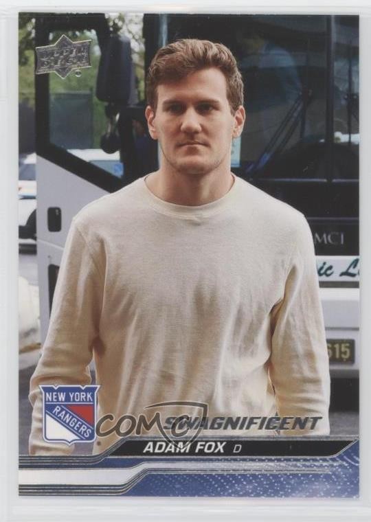 2023-24 Upper Deck Series 1 Swagnificent Adam Fox #124 4z8