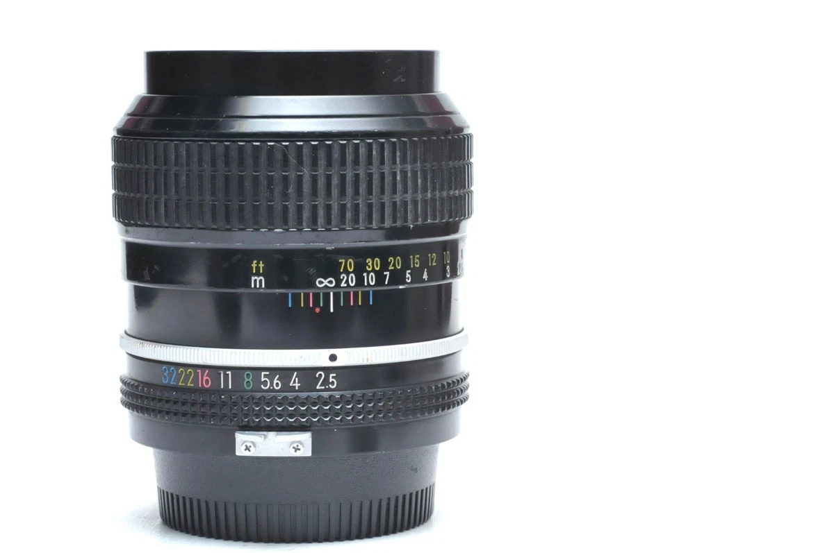 Nikkor Camera Lenses 105mm Focal f/2.5 Maximum Aperture for sale