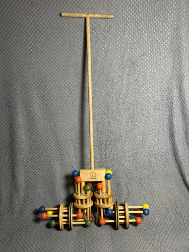 Vintage 90’s Kinderworks Handcrafted Wood AMAZING "The Neat New Toy" USA - Picture 5 of 5