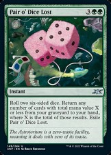 Pair o&apos; Dice Lost [Unfinity] Lightly Played