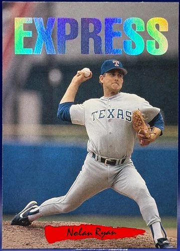 1993 Triple Play Nicknames Nolan Ryan #7 Ryan Express Texas Rangers Insert