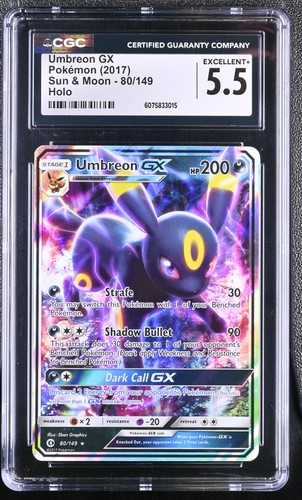 Umbreon-GX graded CGC 5.5 for sale on eBay