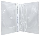 Lot de 4 étuis DVD transparents STANDARD Quad