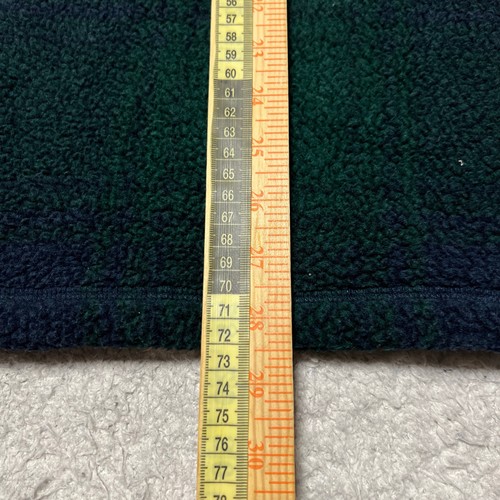 Vineyard Vines Jacket Men Extra Large Green Tartan Fleece Half Zip Pullover - Picture 14 of 15