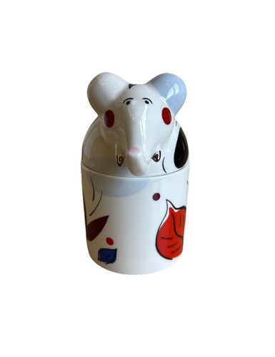 Villeroy & Boch Animal Park Round Fine Porcelain Elephant Design Lidded Pot Rare - Picture 18 of 18