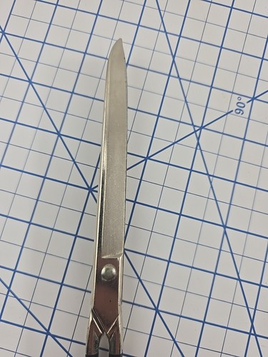 Vintage J.A. Henckels Scissors Black Handle 10" - Picture 9 of 9