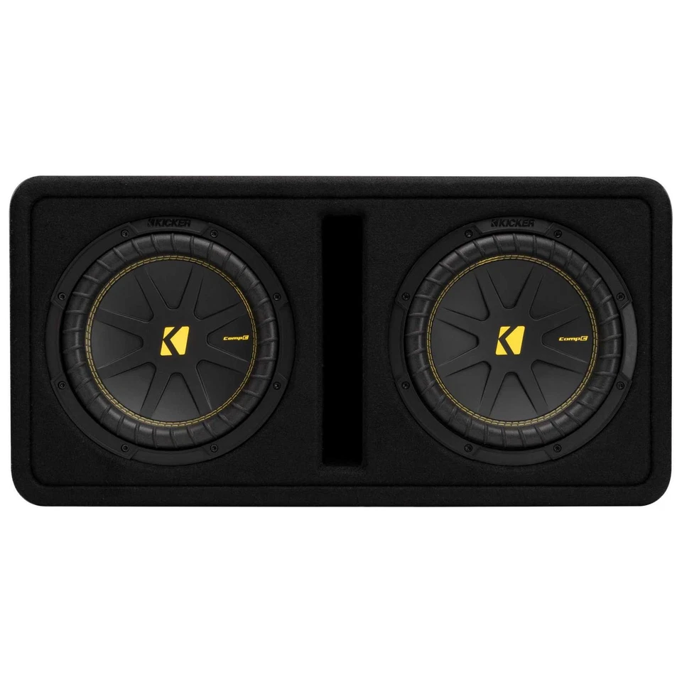 Subwoofers Kicker 50DCWC102 Dual CompC de 10 pulgadas en gabinete ventilado, 2 ohmios - U... Foto 2 de 4